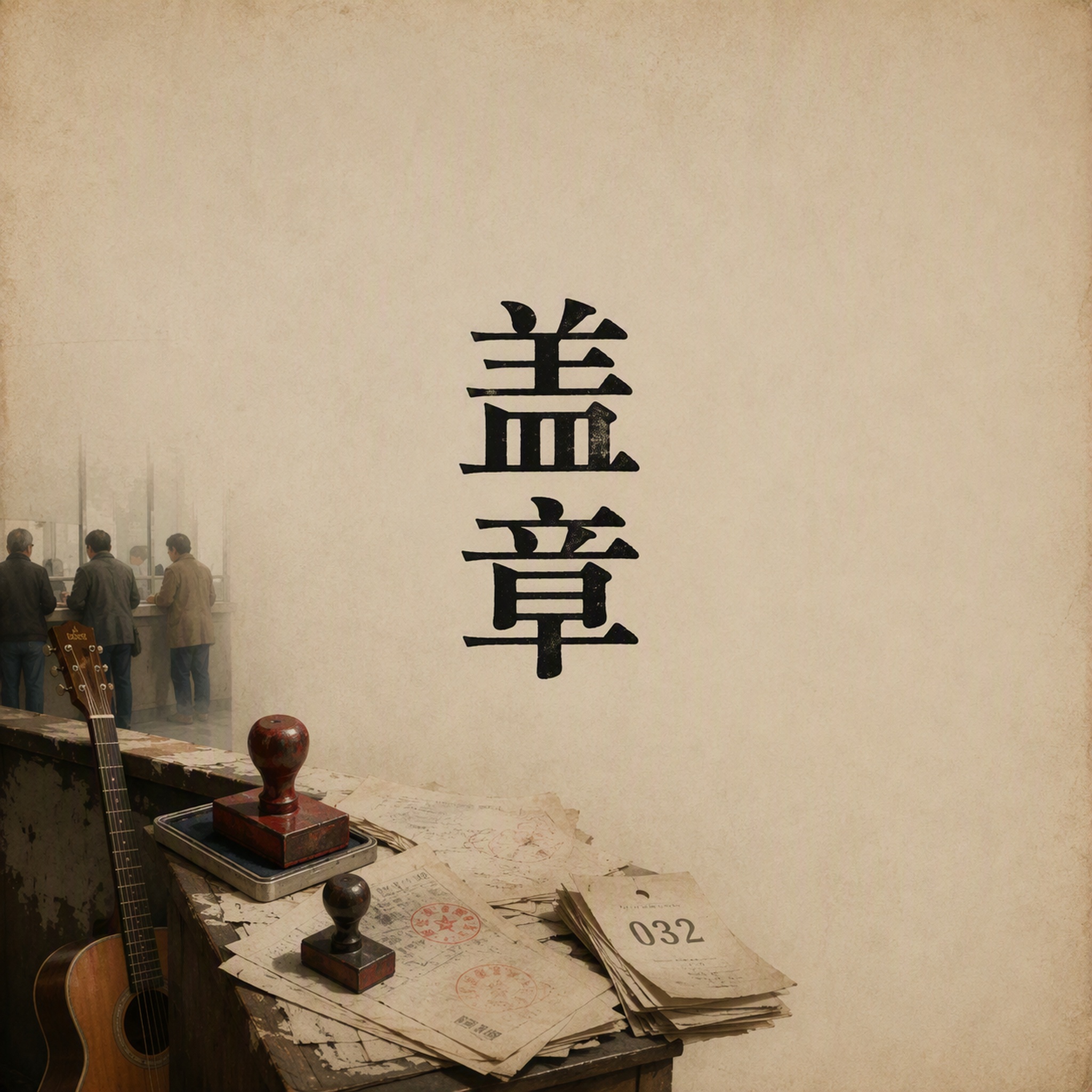 盖章
